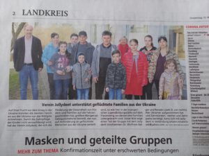 Bericht der Spendenaktion Hersfelder Zeitung